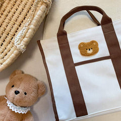 Functional Canvas Handbag – Mommy Bag, Tote Purse, Shoulder Bag - VOTVO