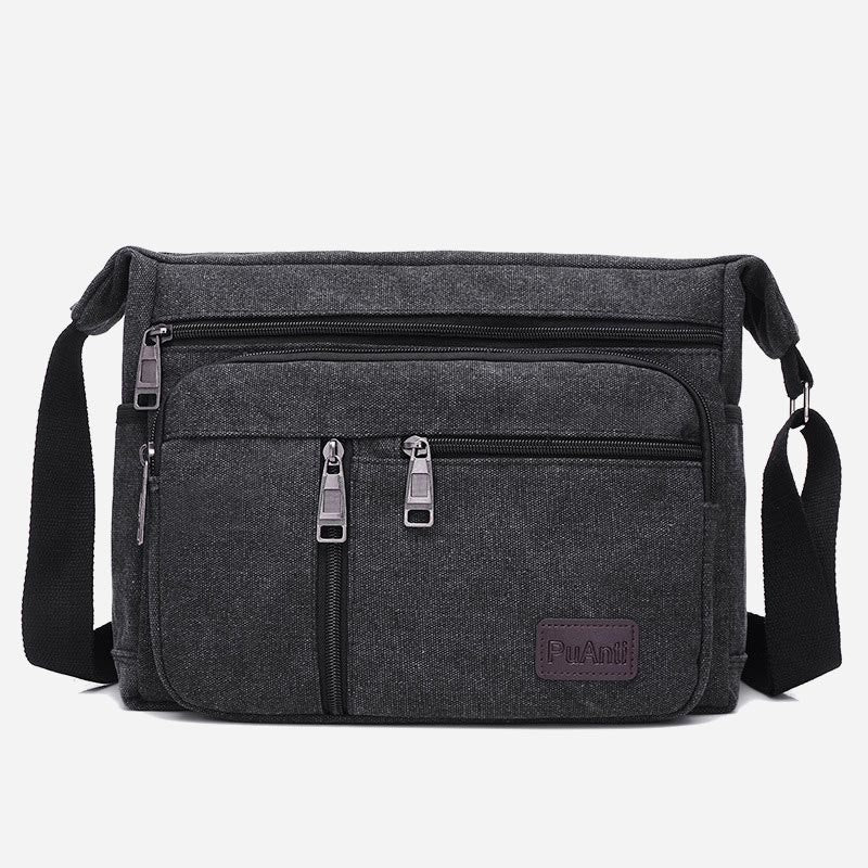 Crossbody Bag for Men | Vintage Outdoor Canvas Business Shoulder Bag - VOTVO