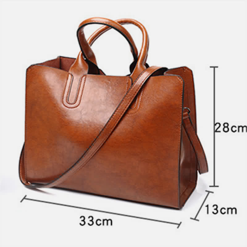 Laptop Tote Bag for Women – Business Work Bag & Casual Leather Handbag