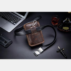 Genuine Leather Multifunctional Waist & Messenger Bag for Men – Versatile Crossbody & Shoulder Bag - VOTVO