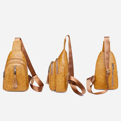 Fashionable Waterproof Sling Bag for Women - Crossbody Purse with Adjustable Strap