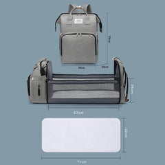 Diaper Bag Backpack with Changing Station – Waterproof Oxford, Multi-functional Design