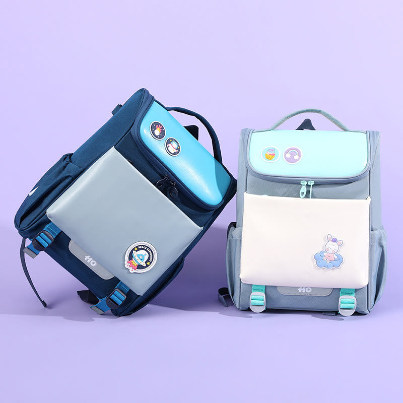 All-In-One Lightweight Reflective Backpack for Students - Durable Primary School Bag
