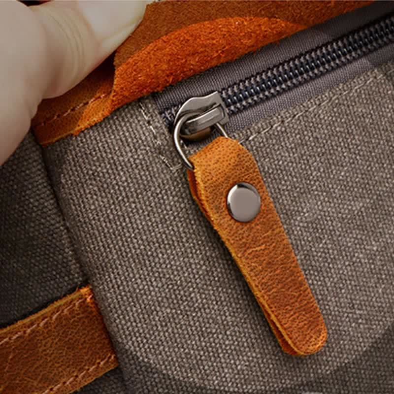 Retro Canvas Storage Makeup Pouch – Travel Toiletry Bag for Women & Men