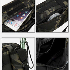 Large Camo Tactical Bag for Sports | Nylon Crossbody Bag Waist Bag - VOTVO