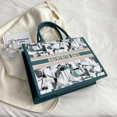 Borsa tote in tela di grande capacità per donna – Borsa da pendolare quotidiana