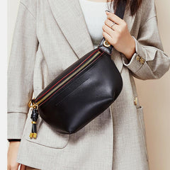 Genuine Leather Large Capacity Crossbody & Waist Bag for Women – Stylish & Versatile - VOTVO