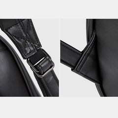 3D Leather Skull Laptop Backpack – Steampunk Rivet Travel & College Bag