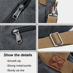 Borsa a tracolla in tela di grande capacità: elegante borsa a tracolla per l'uso quotidiano