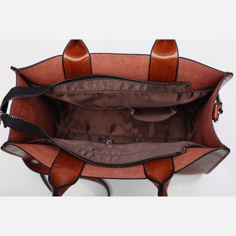 Laptop Tote Bag for Women – Business Work Bag & Casual Leather Handbag