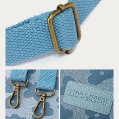 Floral Cute Printing Crossbody Purse – Large Canvas Handbag for Commuting - VOTVO