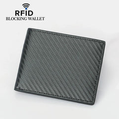 Genuine Leather RFID Blocking Slim Wallet - VOTVO