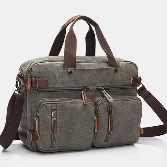 3 Way-Use Large Capacity British Style Briefcase – Versatile Elegance for Work and Travel