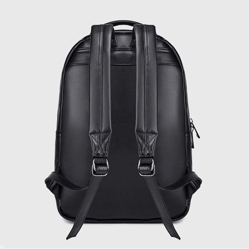 3D Skull Punk Rivet Leather Backpack | Waterproof Embossed Ghost Head Knapsack - VOTVO