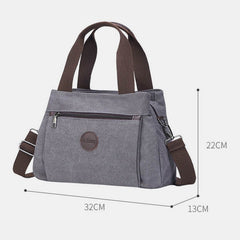 Bolso bandolera multibolsillos de gran capacidad