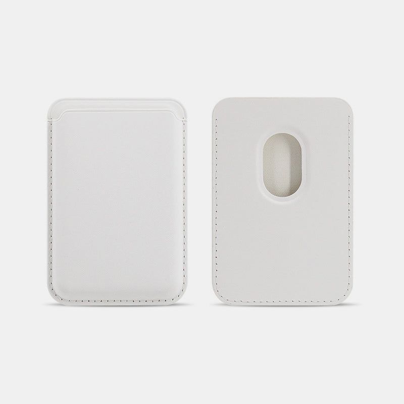 Portable Magnetic Suction Leather Card Holder Wallet for iPhone
