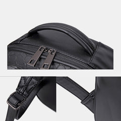 3D Owl Design Laptop Backpack – Waterproof PU Leather College & School Backpack for Travel, Sport, and Daily Use