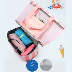 Leisure Beach Bag for Women – Travel & Fitness Nylon Shoulder Bag