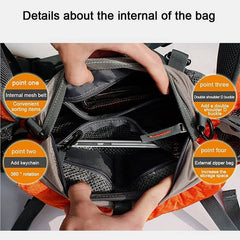 3-in-1 Waterproof Travel Waist Bag – Multifunctional & Large Capacity Outdoor Gear