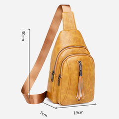 Fashionable Waterproof Sling Bag for Women - Crossbody Purse with Adjustable Strap