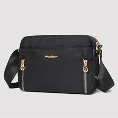 Crossbody Bag for Women – Simple Light Color Waterproof Nylon Bag