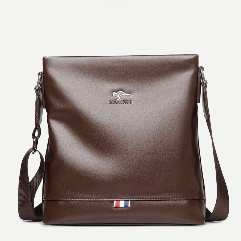 Men's Messenger Bag – Soft PU Leather Crossbody Sling Pack for Travel, Business & Daily Use - VOTVO