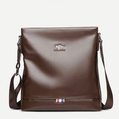 Men's Messenger Bag – Soft PU Leather Crossbody Sling Pack for Travel, Business & Daily Use - VOTVO