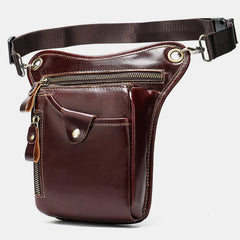 Marsupio sportivo retrò in vera pelle: lo stile classico incontra la funzionalità pratica