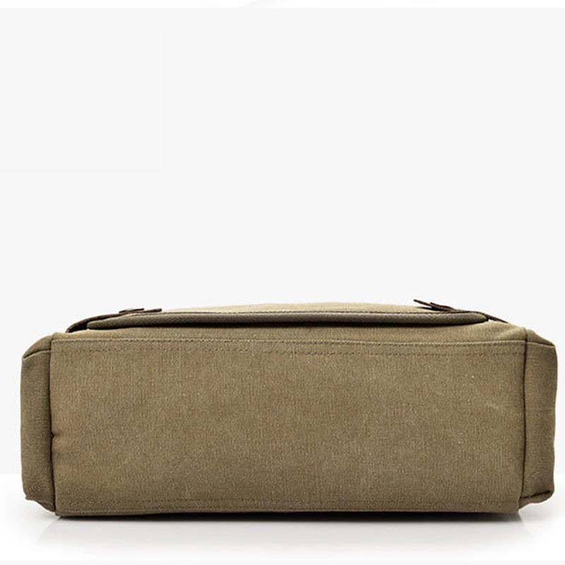 Messenger Bag for Men – Casual Canvas Multi-Pocket Crossbody Bag with Adjustable Strap