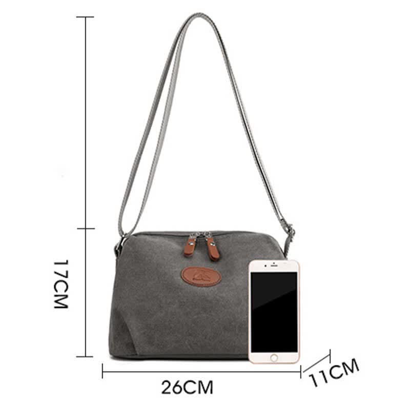 Lightweight Canvas Crossbody Bag for Women | Small Shoulder Purse - VOTVO