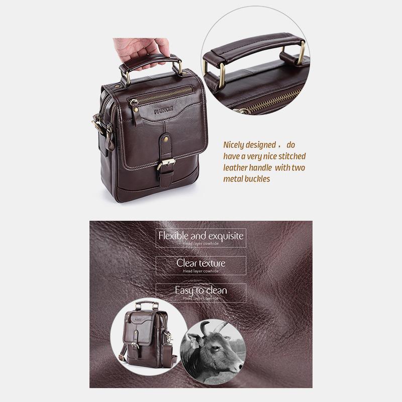 Vintage High Capacity Messenger Bag – A Timeless Classic for the Modern Man
