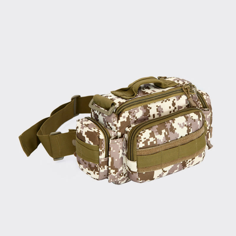 Multi-Purpose Outdoor Waist Bag for Men – Large Crossbody Shoulder Bag for Riding and Daily Use
