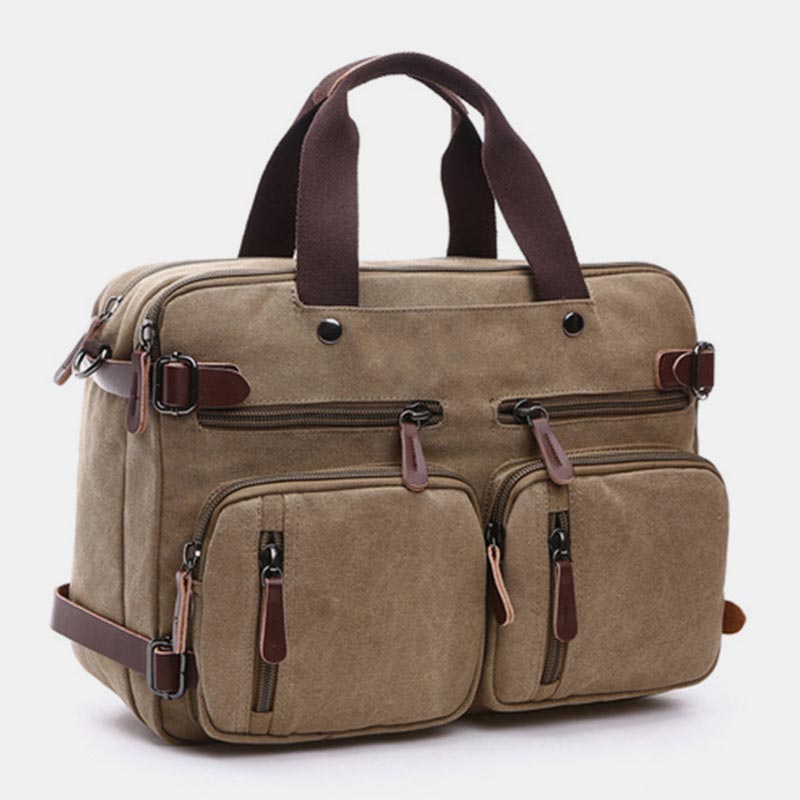 3 Way - Use Large Capacity British Style Briefcase – Versatile Elegance for Work and Travel - VOTVO