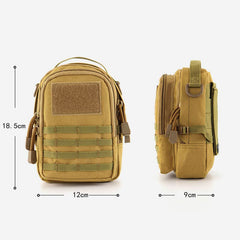 2-Way Use Waterproof Messenger Bag for Men – Versatile Outdoor Activity Shoulder Bag