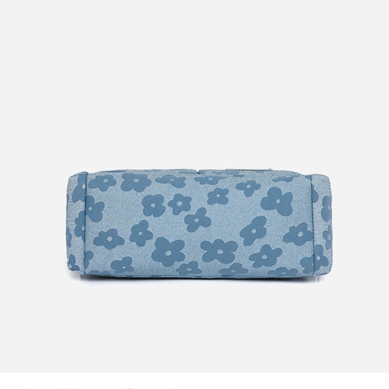 Floral Cute Printing Crossbody Purse – Large Canvas Handbag for Commuting - VOTVO
