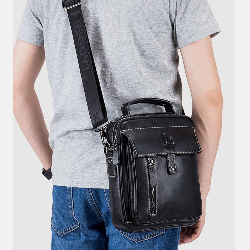 LargeCapacity RealLeather Multifunctional Crossbody Bag - VOTVO