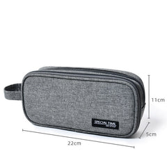 Astuccio portapenne in tela di grande capacità - Astuccio portapenne resistente per ufficio e scuola