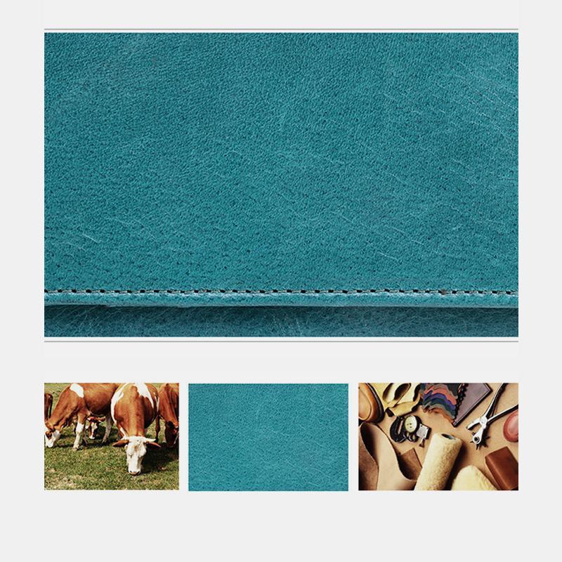 Genuine Leather RFID Vintage Wallet for Women