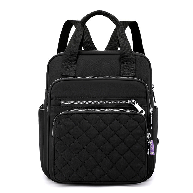 Quilted Backpack Stylish Shoulder Bag for Women Traval Casual Purses