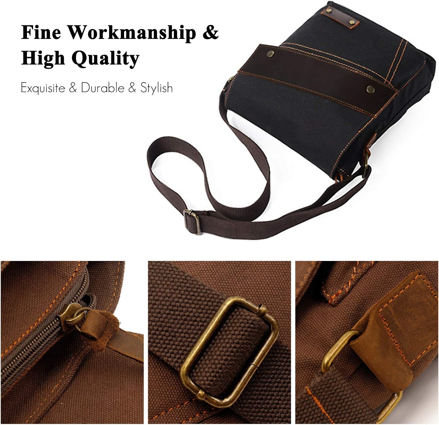 Business Messenger Canvas Shoulder Bag - VOTVO