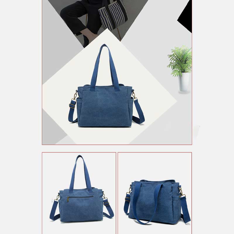 Ampia Borsa di Tela Unisex per Tutti i Giorni - VOTVO