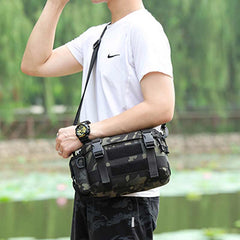 Large Camo Tactical Bag for Sports | Nylon Crossbody Bag Waist Bag - VOTVO