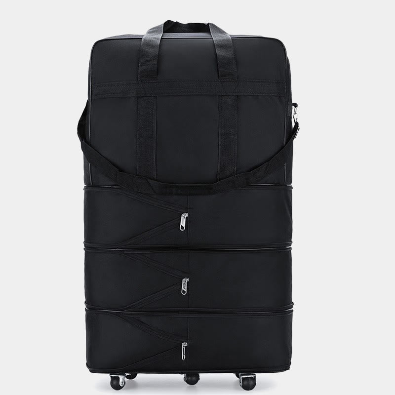 Multifunctional Large Capacity Rolling Tote Crossbody Handbag for Travel – Versatile Nylon Tote Bag