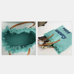 Canvas Tote Bag - Extra Large Summer Shoulder Handbag Purse