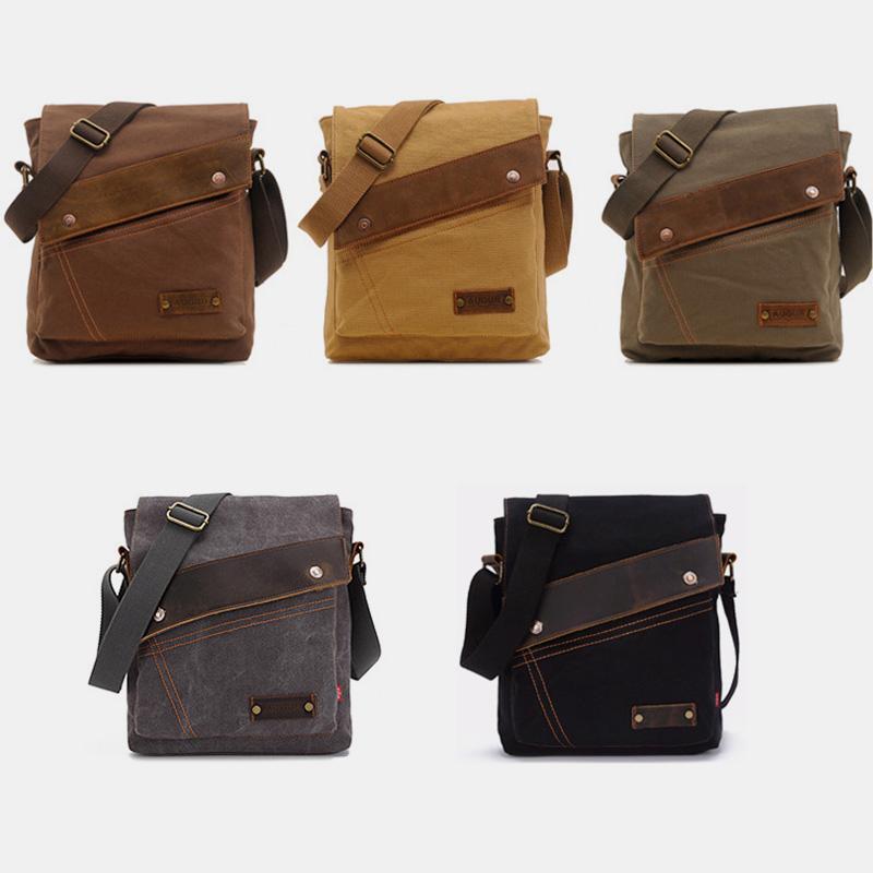 Large Capacity Retro Canvas Crossbody Bag for Women – Stylish & Practical Daily Tote - VOTVO