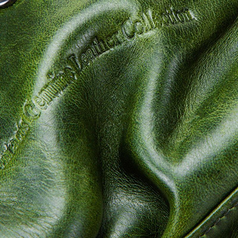 Genuine Leather Two Fold Multi - function Short Wallet - VOTVO