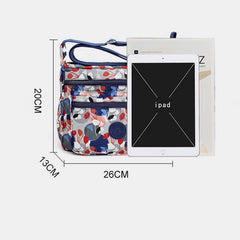Large Capacity Waterproof Floral Crossbody Bag for Women – Stylish Shoulder Bag with Multiple Pockets - VOTVO