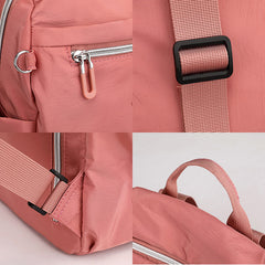 Women’s Nylon Backpack with Small Coin Purse – Casual Travel Daypack Handbag