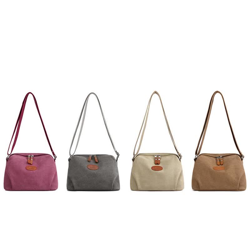 Lightweight Canvas Crossbody Bag for Women | Small Shoulder Purse - VOTVO