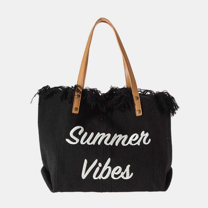 Canvas Tote Bag - Extra Large Summer Shoulder Handbag Purse